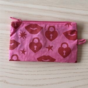 NWOT Baggu Small Zip Pouch - Charms